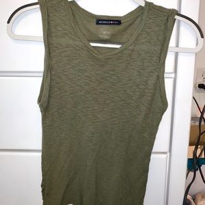 Brandy Melville olive green top